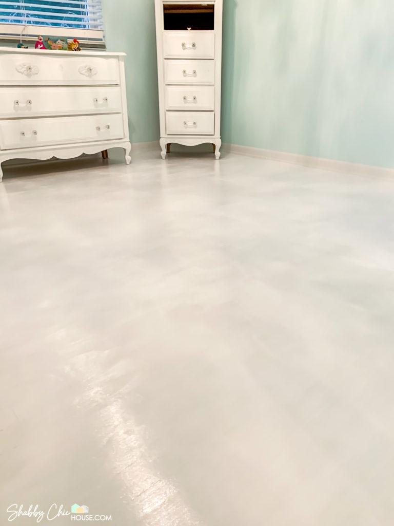 Painting Hardwood Floors White