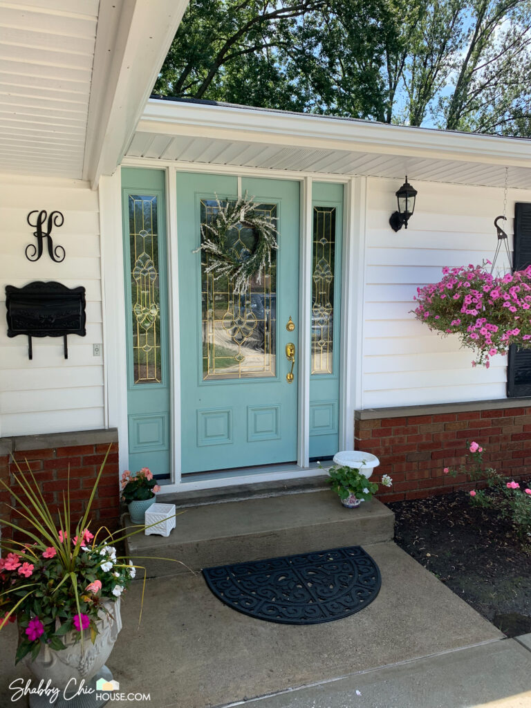 sparkling white gutters and siding after using Miracle Mist to boost curb appeal and help sell your house