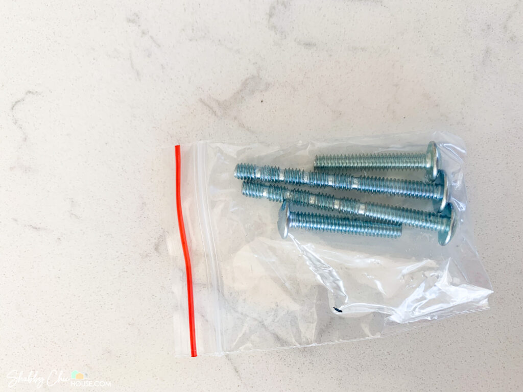 Different Cabinet Hardware Screws for cabinet doors and cabinet drawers