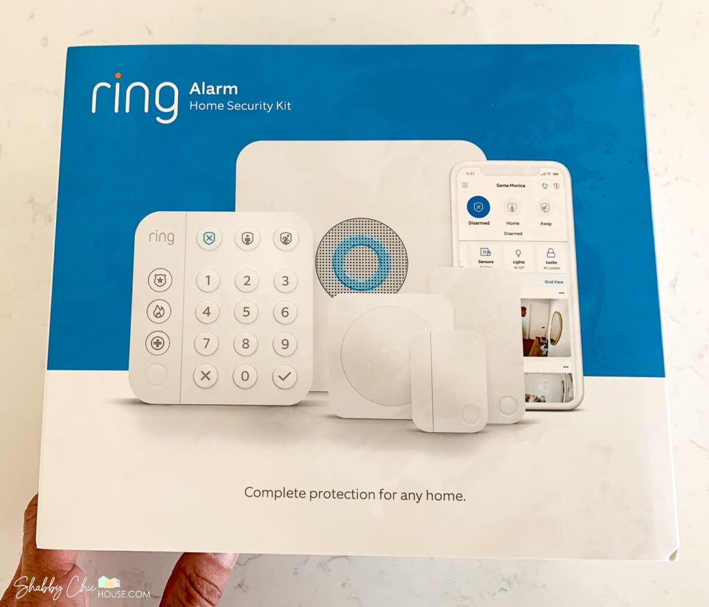 Ring Alarm Home Security Kit with Home Base, Key Pad, Motion Detector, Door/Window Sensors & Range Extender as part of a review on the Ring Protect Plans.